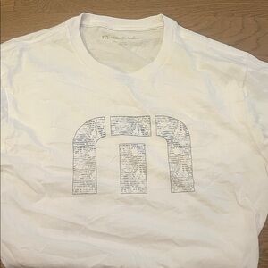 Travis Mathew White Graphic Tee